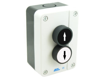 Switchtec Ipbs2 Ud Scl Black And White Arrowed Pushbutton Station With 