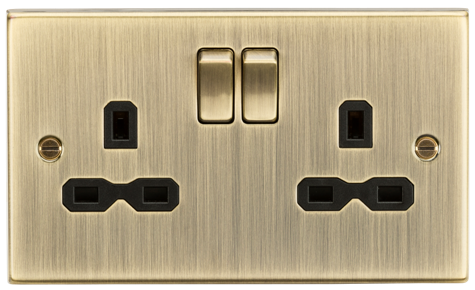 Knightsbridge Brass Switches & Sockets