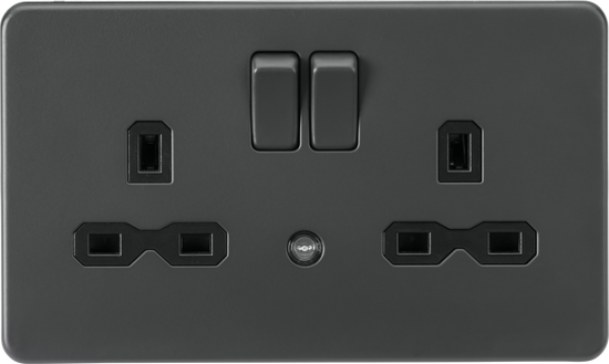 Knightsbridge Anthracite Switches & Sockets