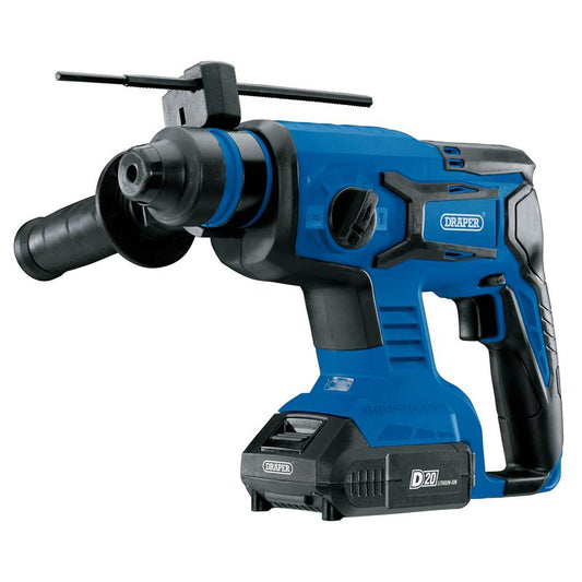 Draper D20SDSD1.7JSET D20 20V Brushless SDS+ Rotary Hammer Drill with 2x 2ah Batteries & 1 Charger