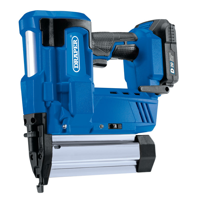 Draper D20NSSET D20 20V Nail / Staple Gun with 1x 2ah Battery & Charger