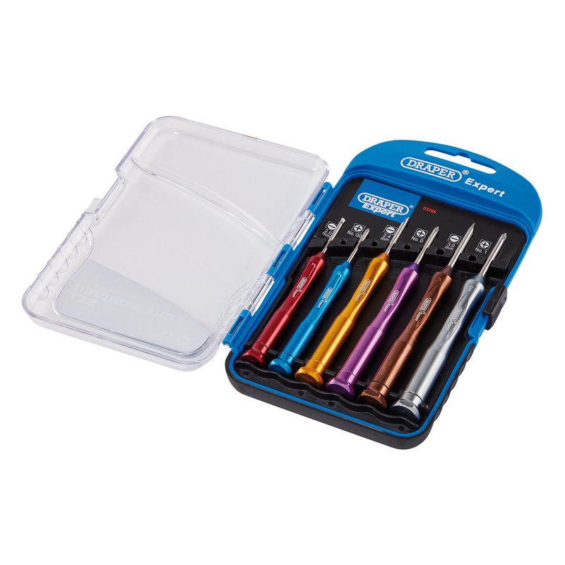 Draper Expert PSD6 Expert Precision Screwdriver Set 6pc