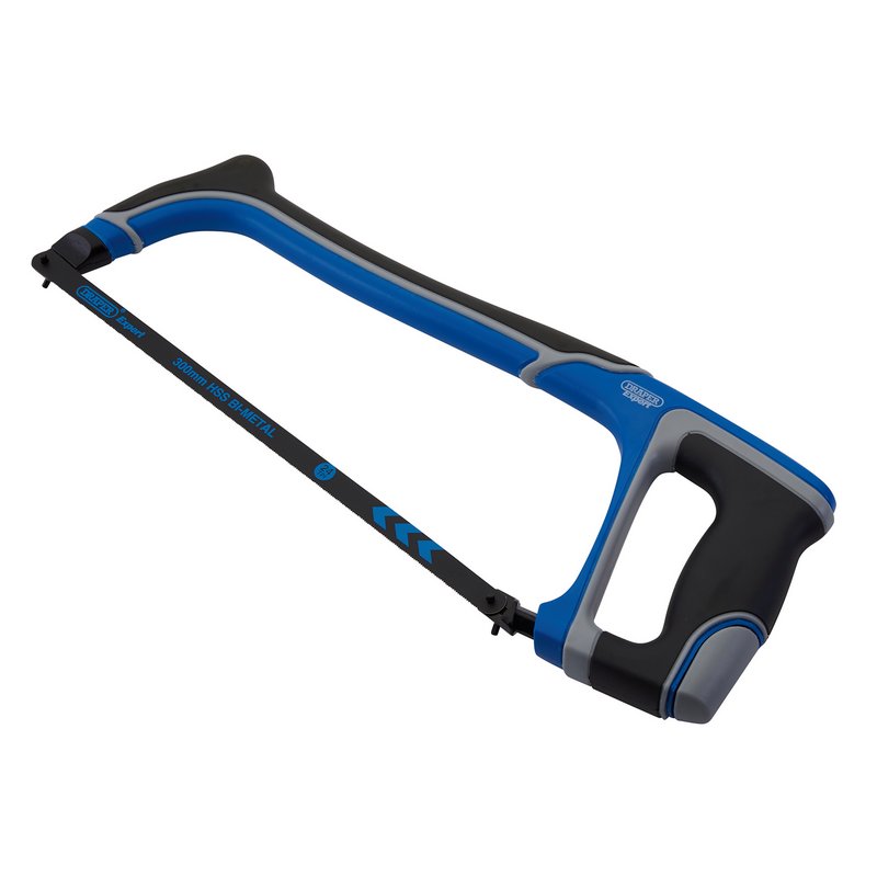 Draper Expert 4926 300mm / 12'' Heavy Duty Curved Hacksaw 24tpi Black & Blue