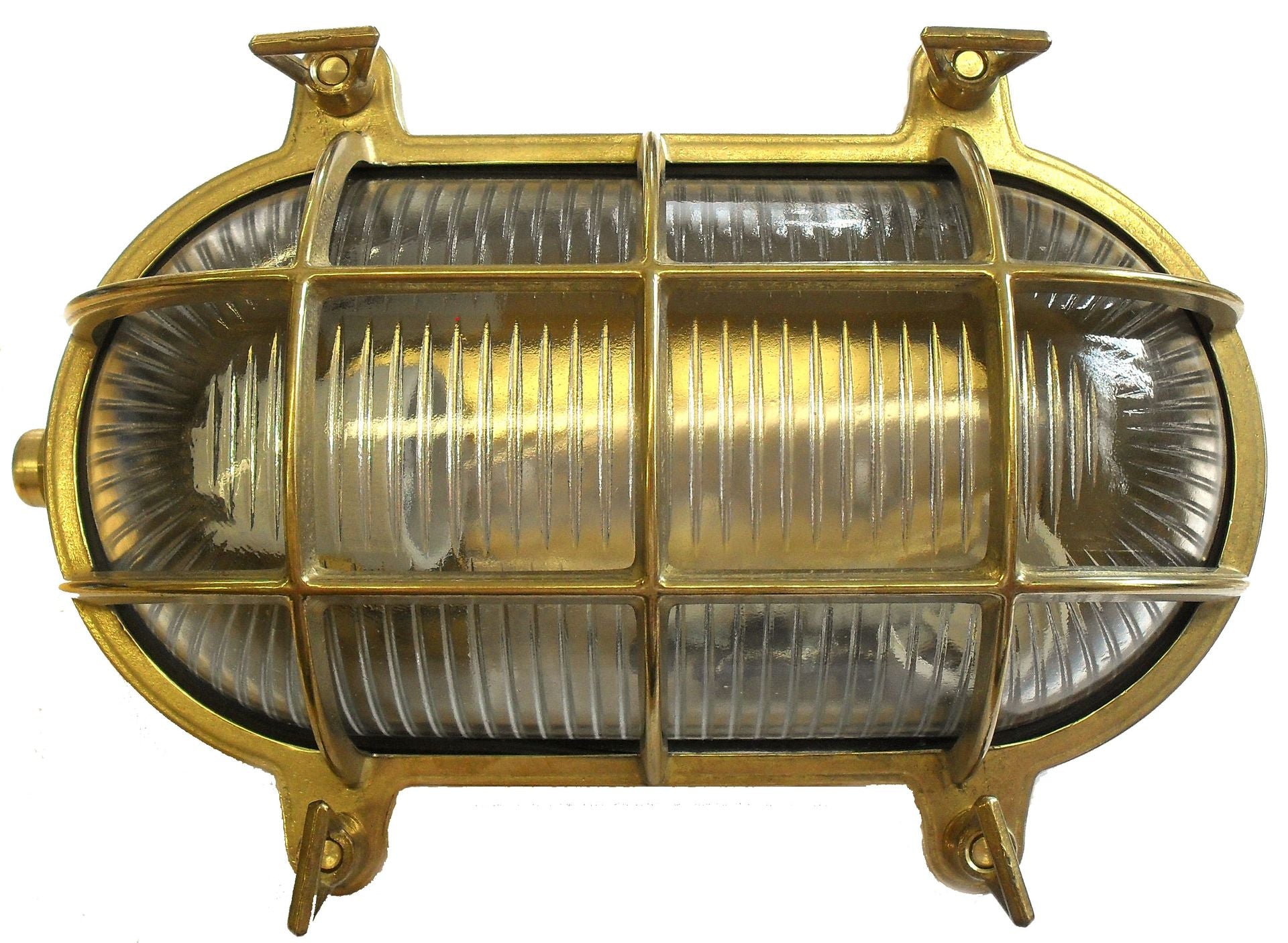 Lampfix 05844 Navigator E27 Large Standard Bulkhead Raw Brass