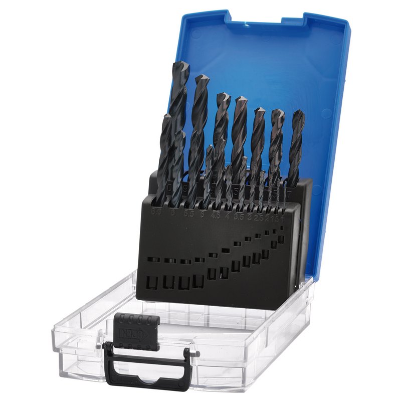 Draper DBBS1 HSS Drill Bit Set Black 19pc