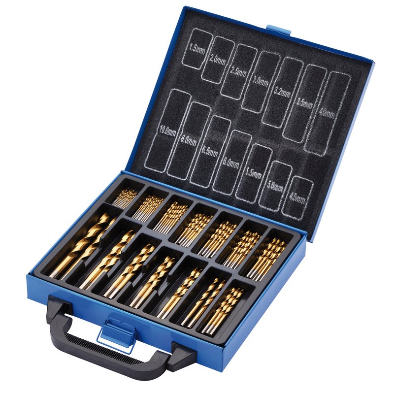 Draper DBTS4 HSS Titanium Nitride Coated Drill Bit Set 99pc