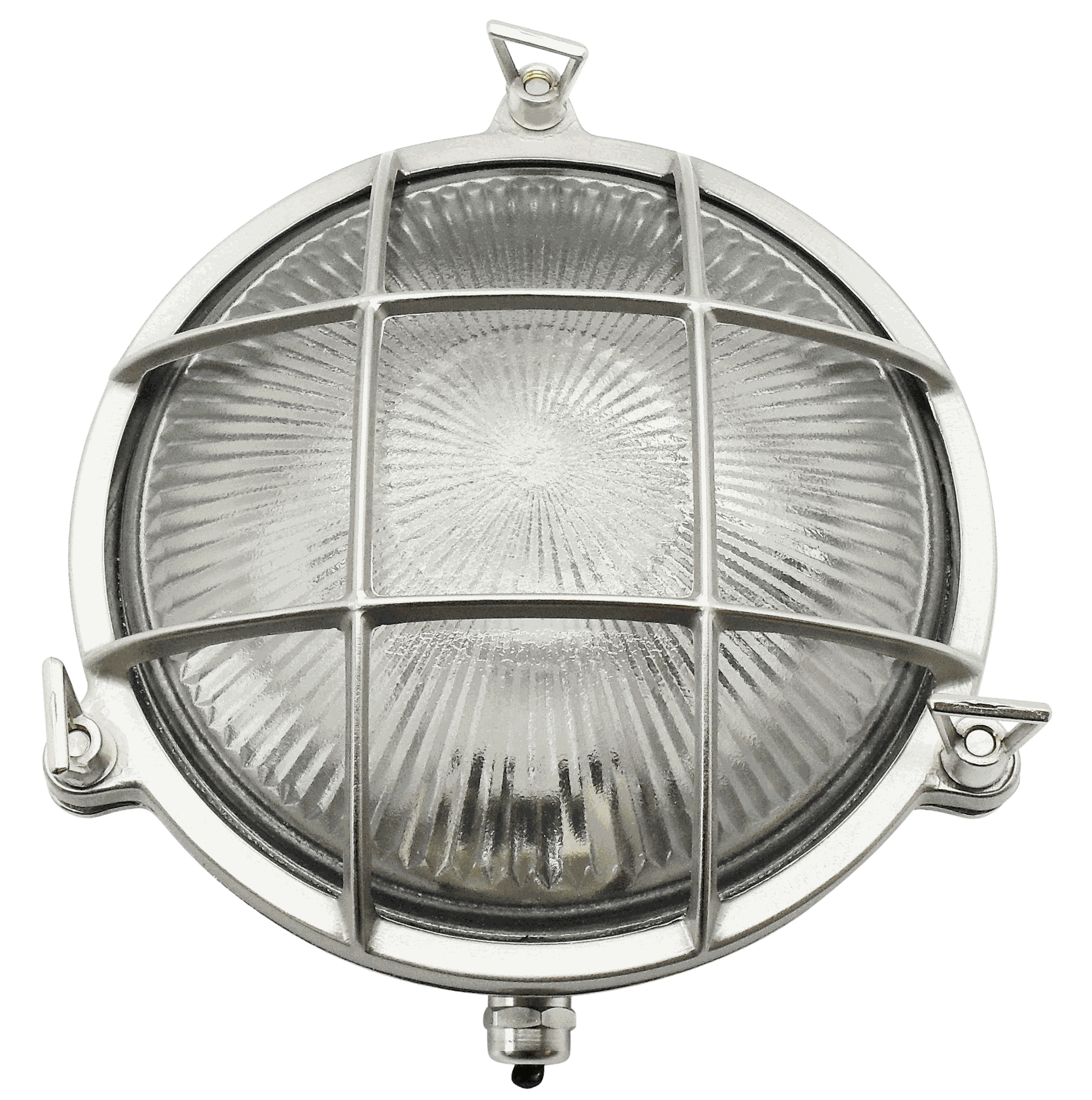 Lampfix 09000 Navigator E27 Small Porthole Bulkhead Satin Nickel