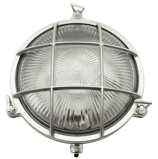 Lampfix 09000 Navigator E27 Small Porthole Bulkhead Satin Nickel