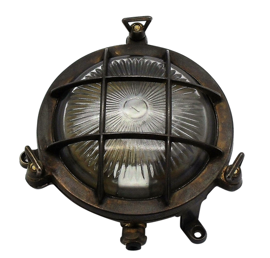 Lampfix 09004 Navigator G9 Mini Porthole Bulkhead Antique Brass