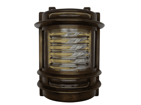 Lampfix 09005 Navigator E27 Wall Light Antique Brass