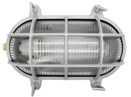 Lampfix 09013 Navigator E27 Large Standard Bulkhead Silver