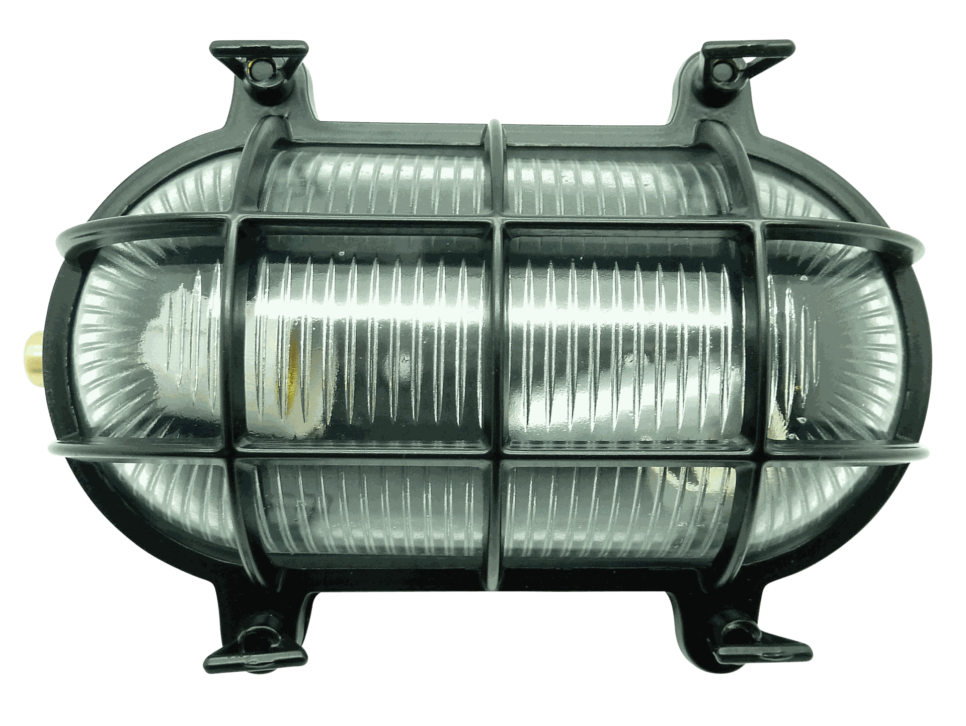 Lampfix 09014 Navigator E27 Large Standard Bulkhead Black