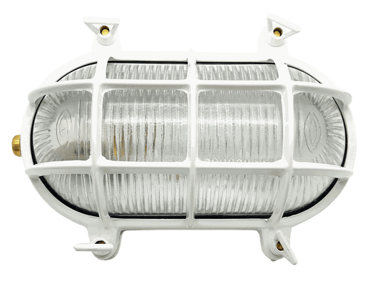 Lampfix 09015 Navigator E27 Large Standard Bulkhead White