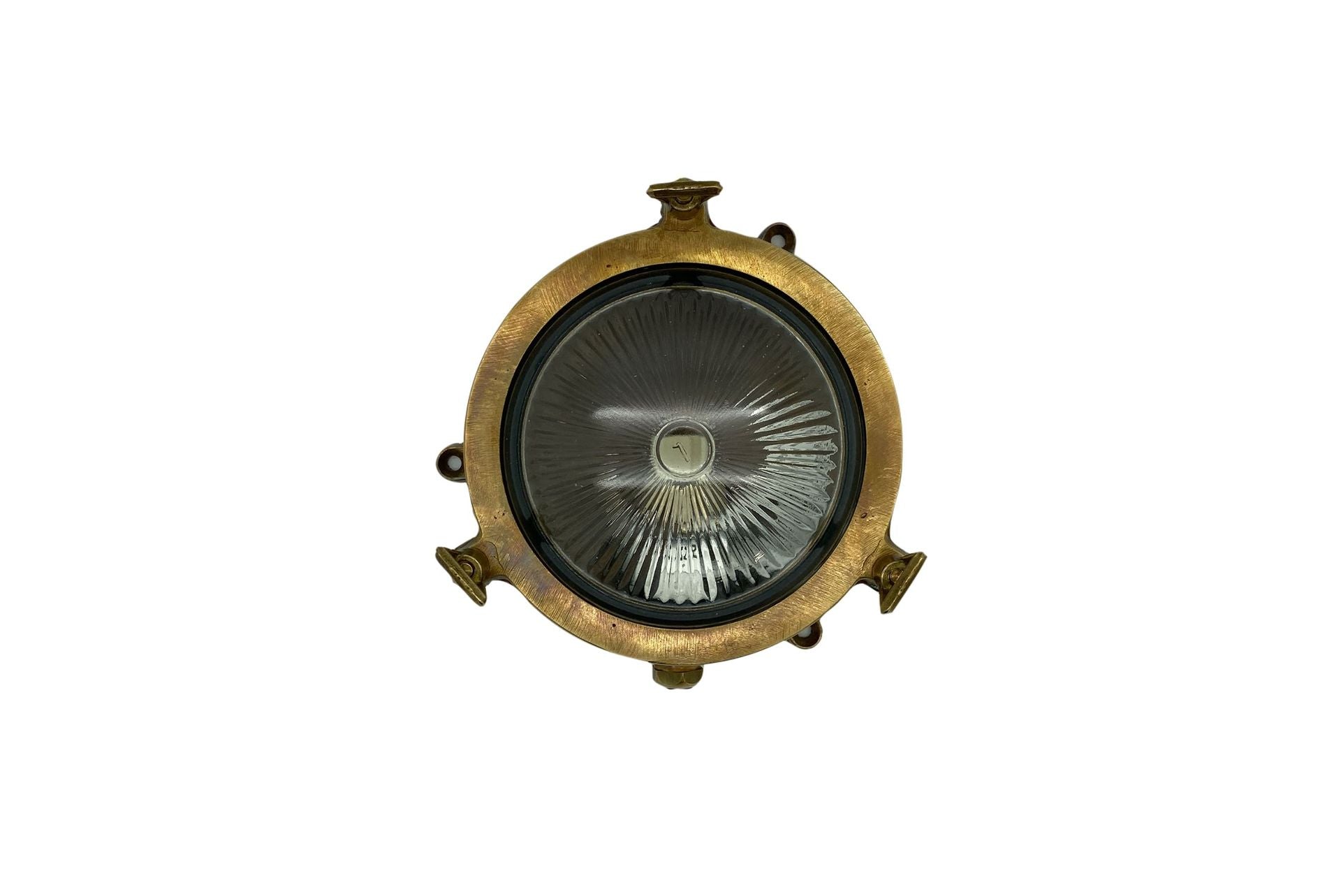 Lampfix 09077 Navigator G9 Plain Mini Porthole Bulkhead Antique Brass