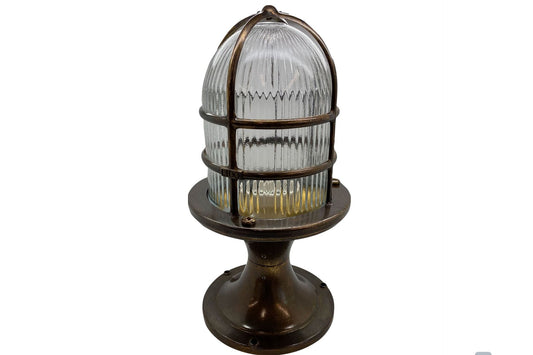 Lampfix 09082 Navigator E27 Large Post Light Antique Brass