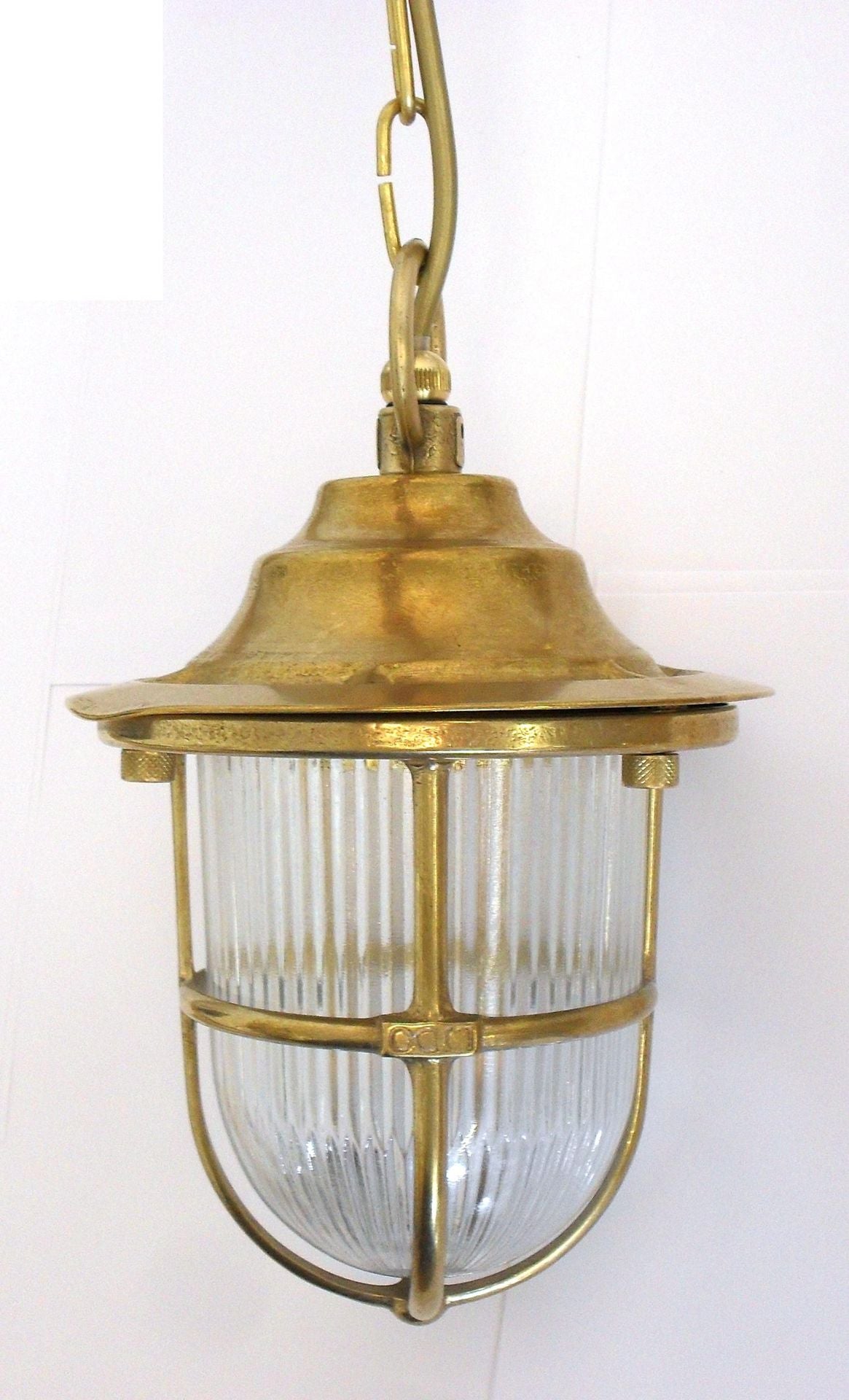 Lampfix 09130 Navigator E27 Pendant Lantern Raw Brass