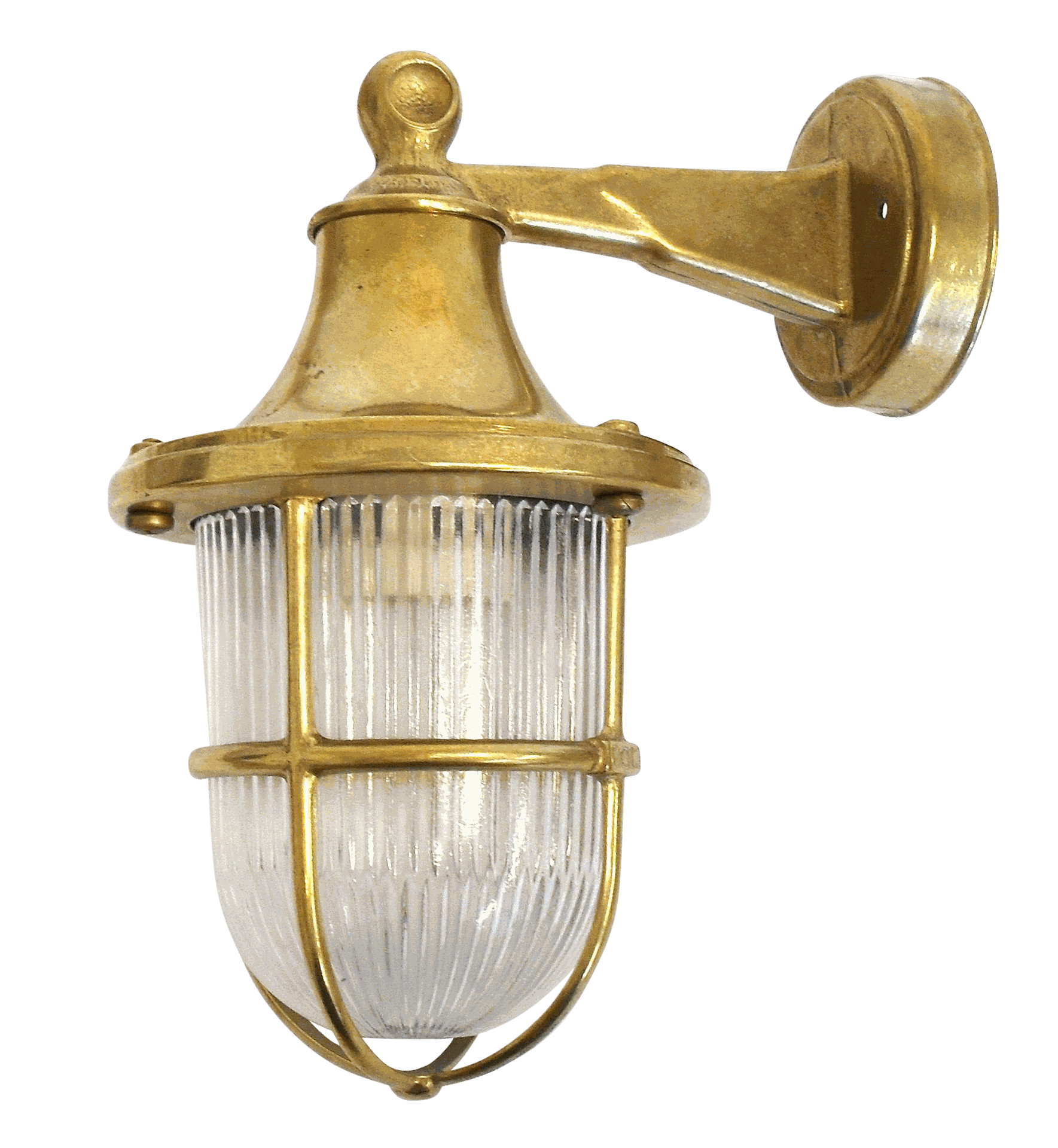 Lampfix 09137 Navigator E27 Wall Lantern Raw Brass