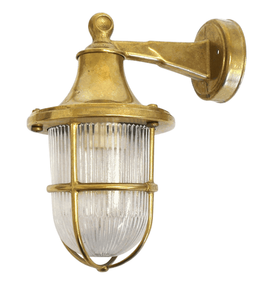 Lampfix 09137 Navigator E27 Wall Lantern Raw Brass