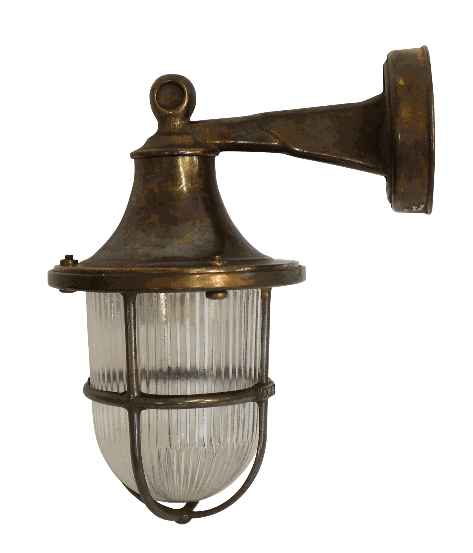 Lampfix 09138 Navigator E27 Wall Lantern Antique Brass