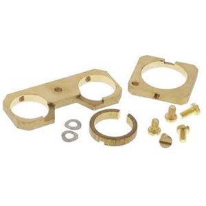 Wiska 10105647 M20/M25 Brass Earthing Bars for COMBI® 407 Junction Box Brass