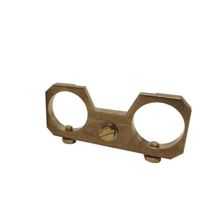 Wiska 10109000 COMBI® 407 2 x M20 Brass Earth Bar