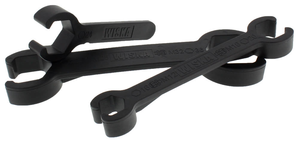 Wiska 10110841 WMS Plastic Spanner Set Black