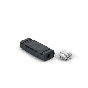 Wiska 10112028 EVO03 145 x 56 x 35mm Pre-Filled Straight Gel Joint Black IP68