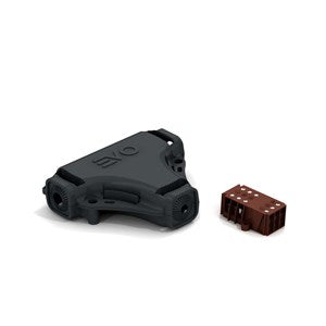 Wiska 10112032 EVO02D 105 x 90 x 28mm Pre-Filled Branch Gel Joint Black IP68