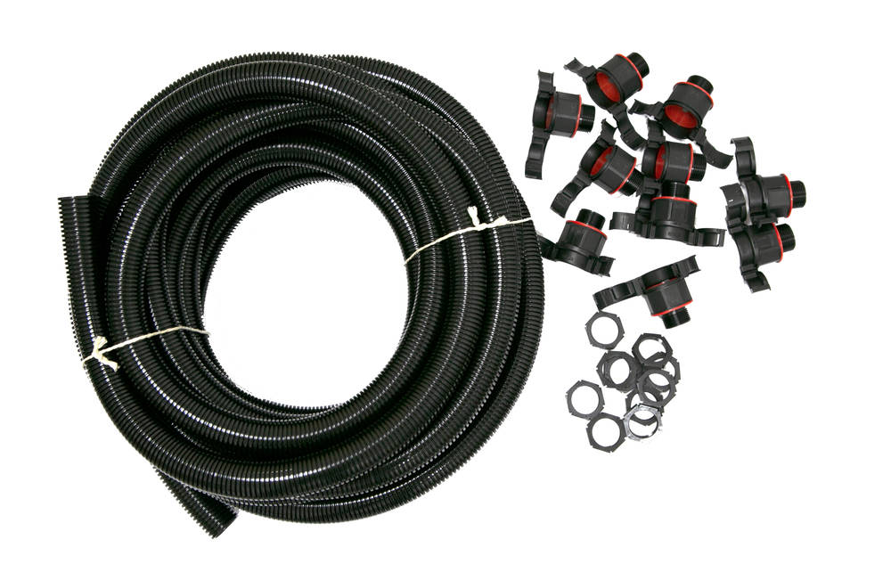 Wiska 10112307 25mm Brace PP Kit Black IP68/IP69