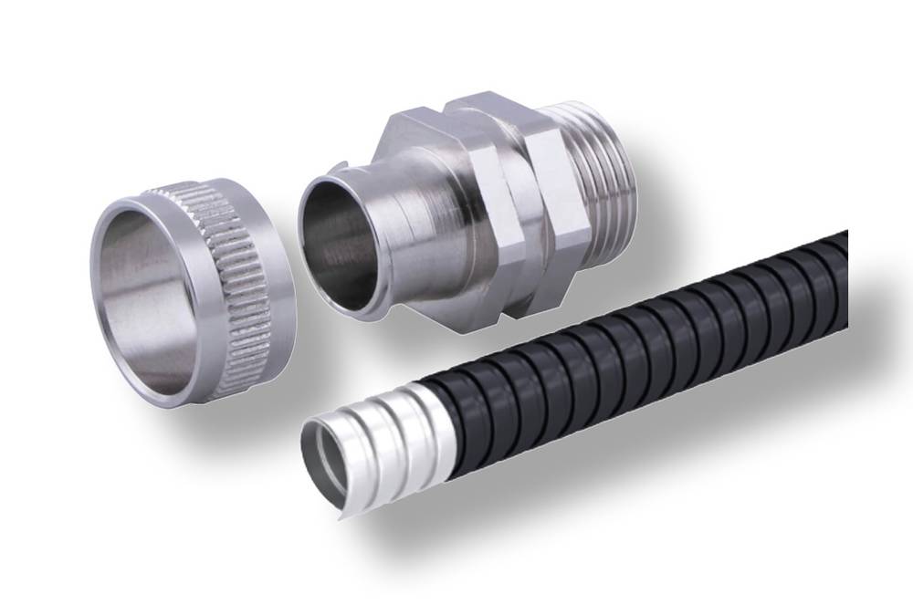 Wiska 10112314 20mm Brace GS Swivel Kit Black IP54