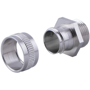 Wiska 10112322 25mm Brace NP Fitting Nickel Plated IP54