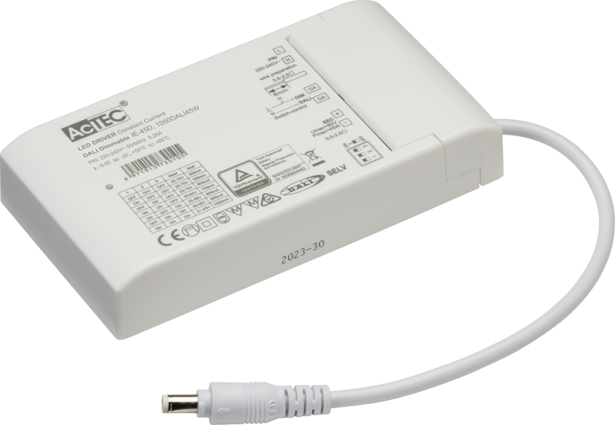 Knightsbridge 1050DALI45W 25-70V 40W 1050ma Constant Current Dali2 LED Driver