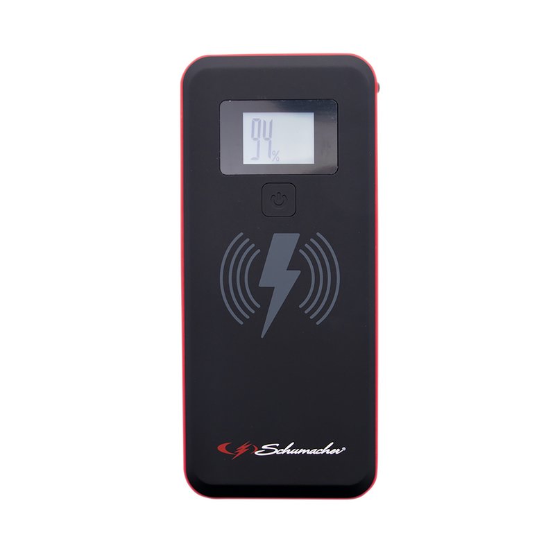 Draper Schumacher® SL472 12V 1000PA Lithium Booster & Power Bank with Wireless Charging Black