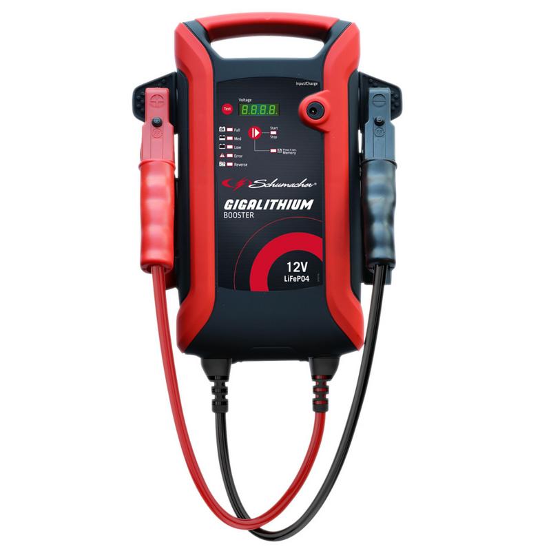 Draper Schumacher® GIGALITHIUM 12V GIGA 12V 800CA Lithium Booster Black & Red