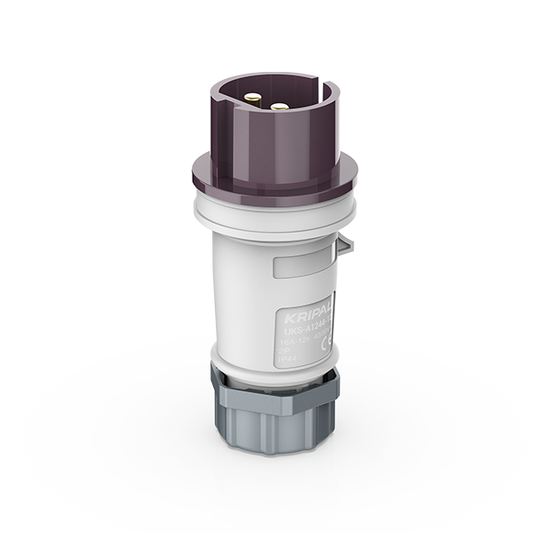 Switchtec IND-322VP-IP44 32A 2P 24V Plug IP44 Violet