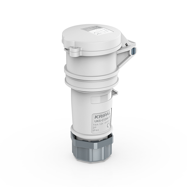 Switchtec IND-162WC-IP44 16A 2P 50V Trailing Socket IP44 White