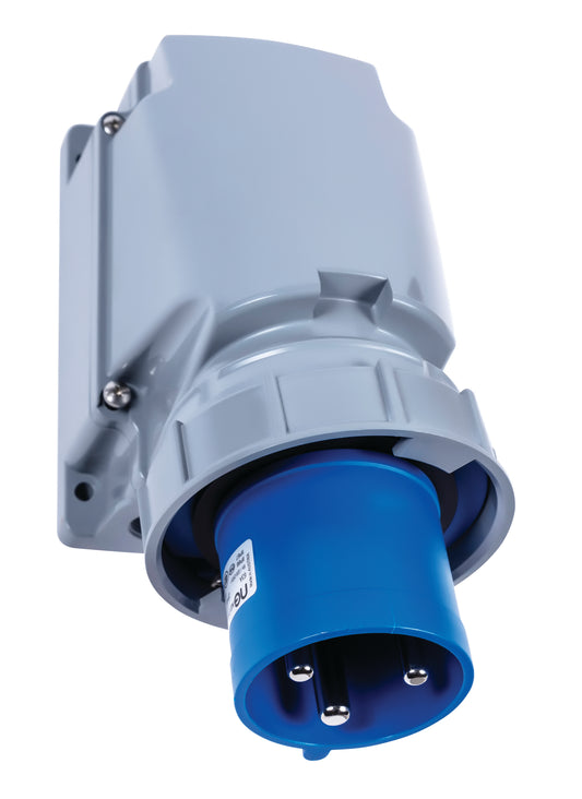 Niglon 17578 63A 3P Surface Mount Appliance Inlet 240V IP67