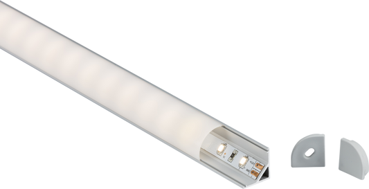 Knightsbridge 1MCOR 16 x 16 Corner Mount Surface Profile 1m Aluminium
