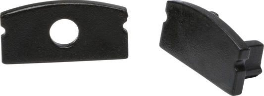 Knightsbridge 1MSURBKCAP Surface Mount Profile End Caps Black