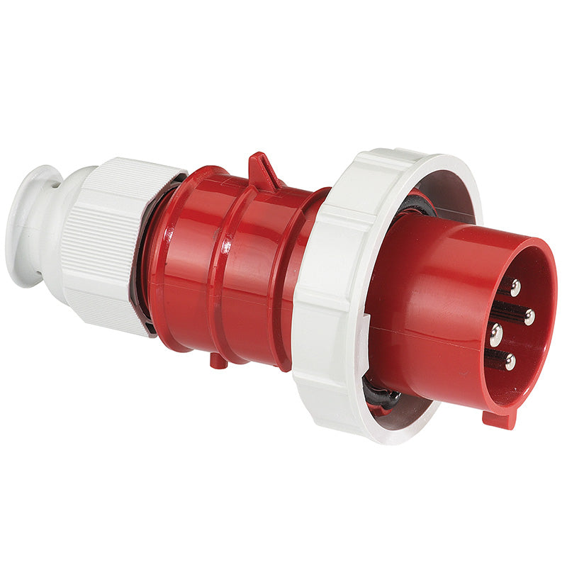 CEE Norm 2148509 32A 4P 440V Plug IP67 Red (Reefer)
