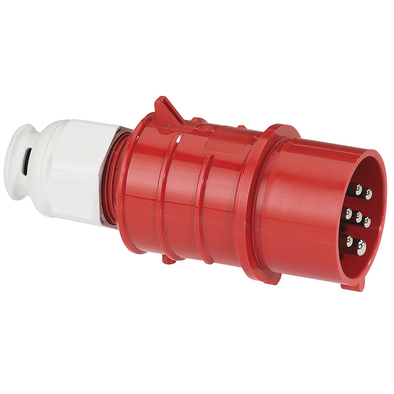 CEE Norm 210067 32A 7P 415V Plug IP44 Red