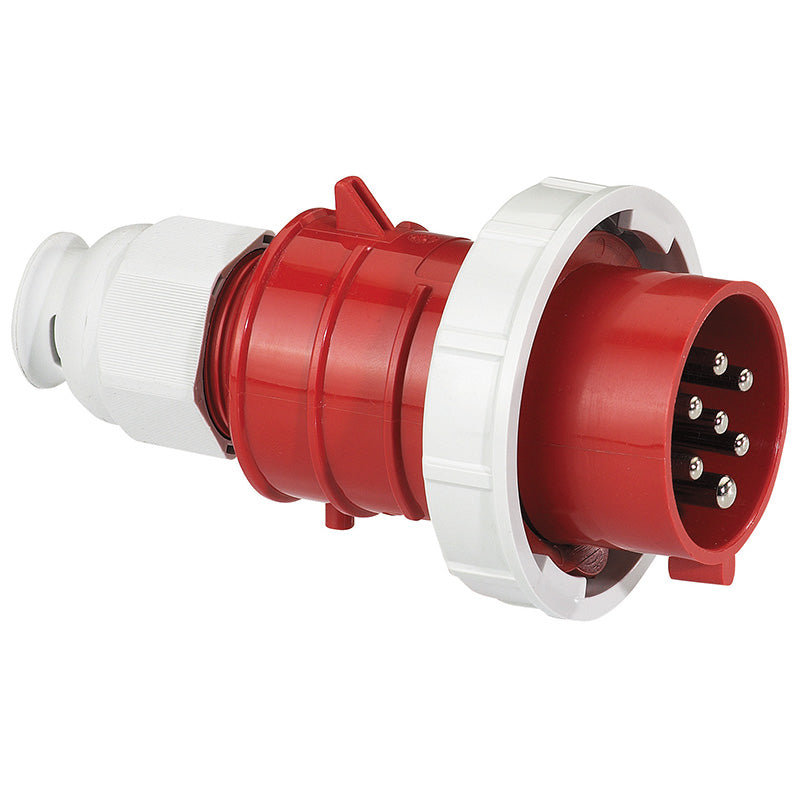 CEE Norm 21669 32A 7P 415V Plug IP67 Red