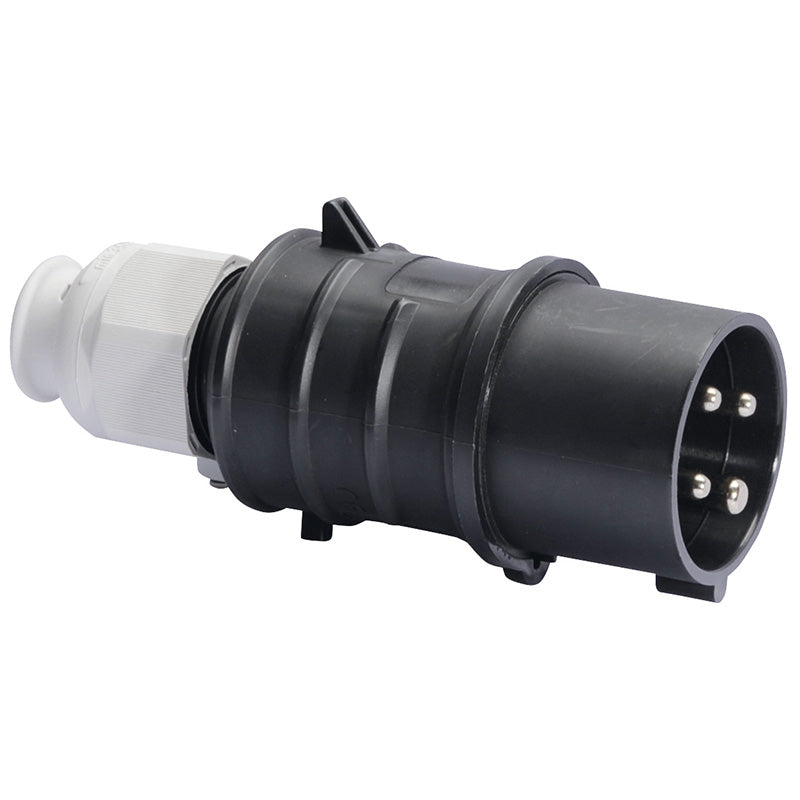 CEE Norm 21688 16A 4P 500V Plug IP44 Black