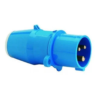 CEE Norm 219 16A 3P 240V Plug IP44 (Lockable) Blue