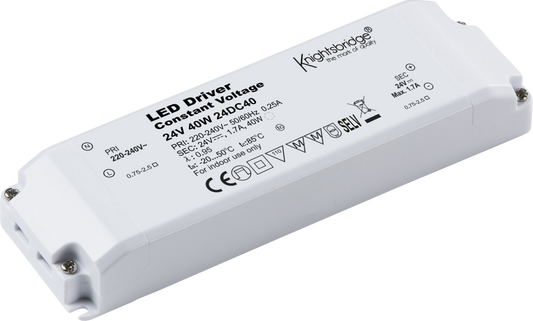Knightsbridge 24DC40 24V 40W Constant Voltage LED Driver