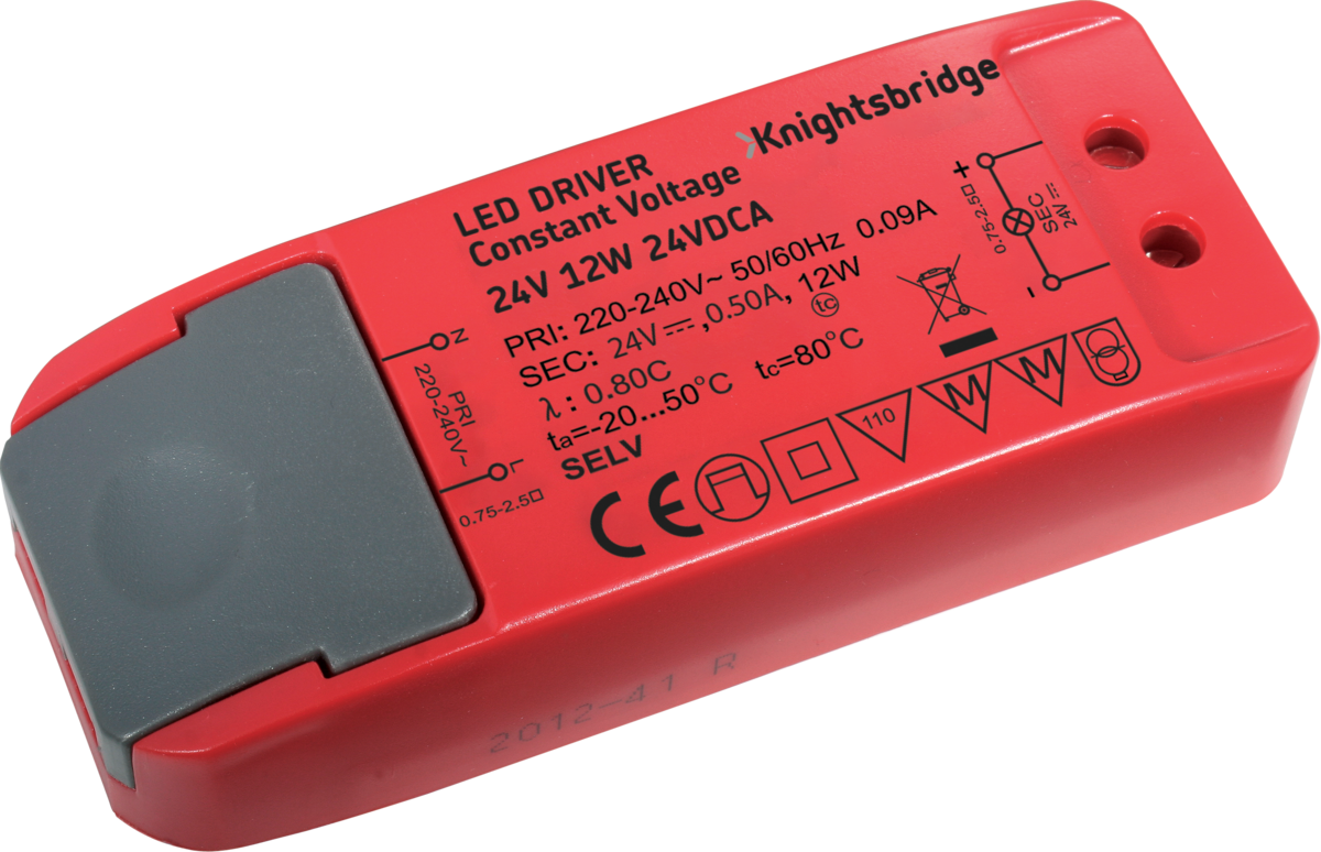 Knightsbridge 24VDCA 24V 12W Constant Voltage LED Driver