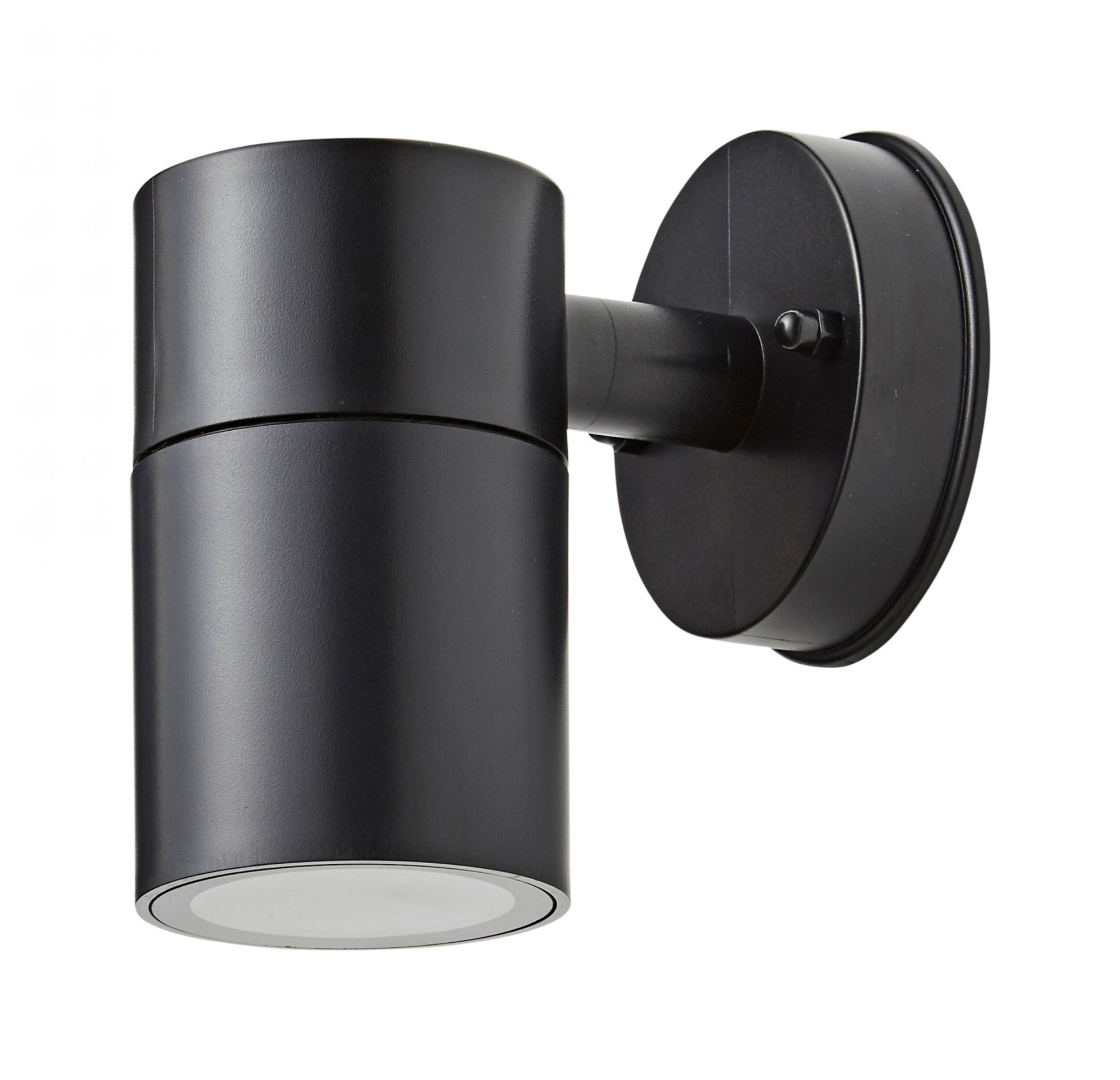 Forum CZ-25143-BLK-65 Neso GU10 Down Wall Light IP65 Black