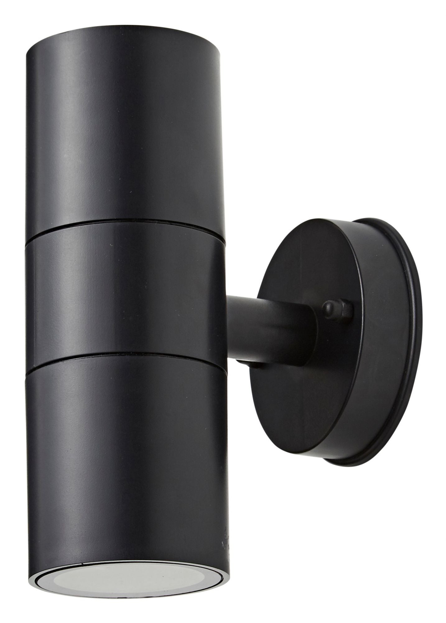 Forum CZ-25144-BLK-65 Neso 2 x GU10 Up / Down Wall Light IP65 Black