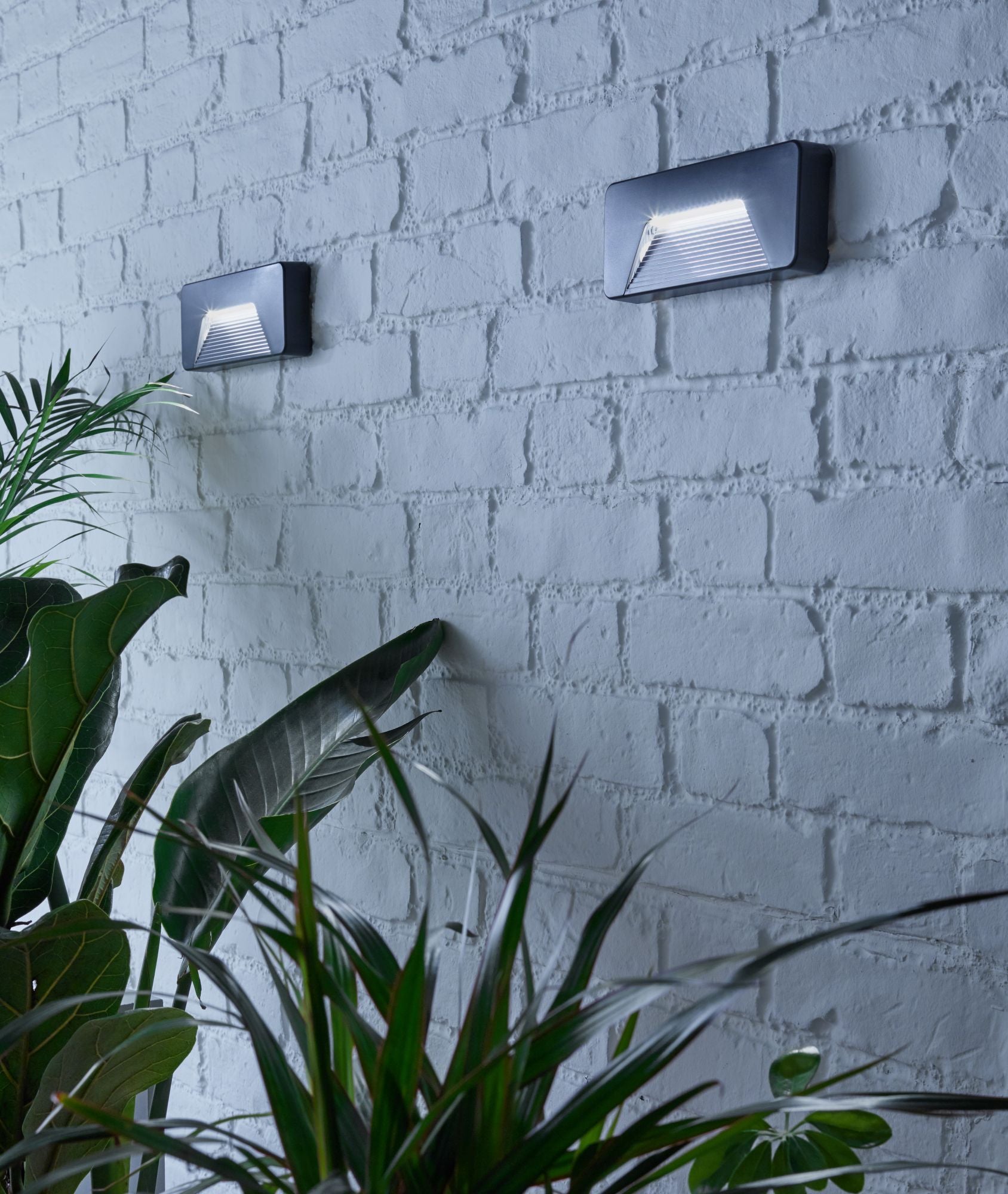 Forum CZ-29192-ATR Breeze 3W LED Louvred Brick or Guide Light IP65 Anthracite