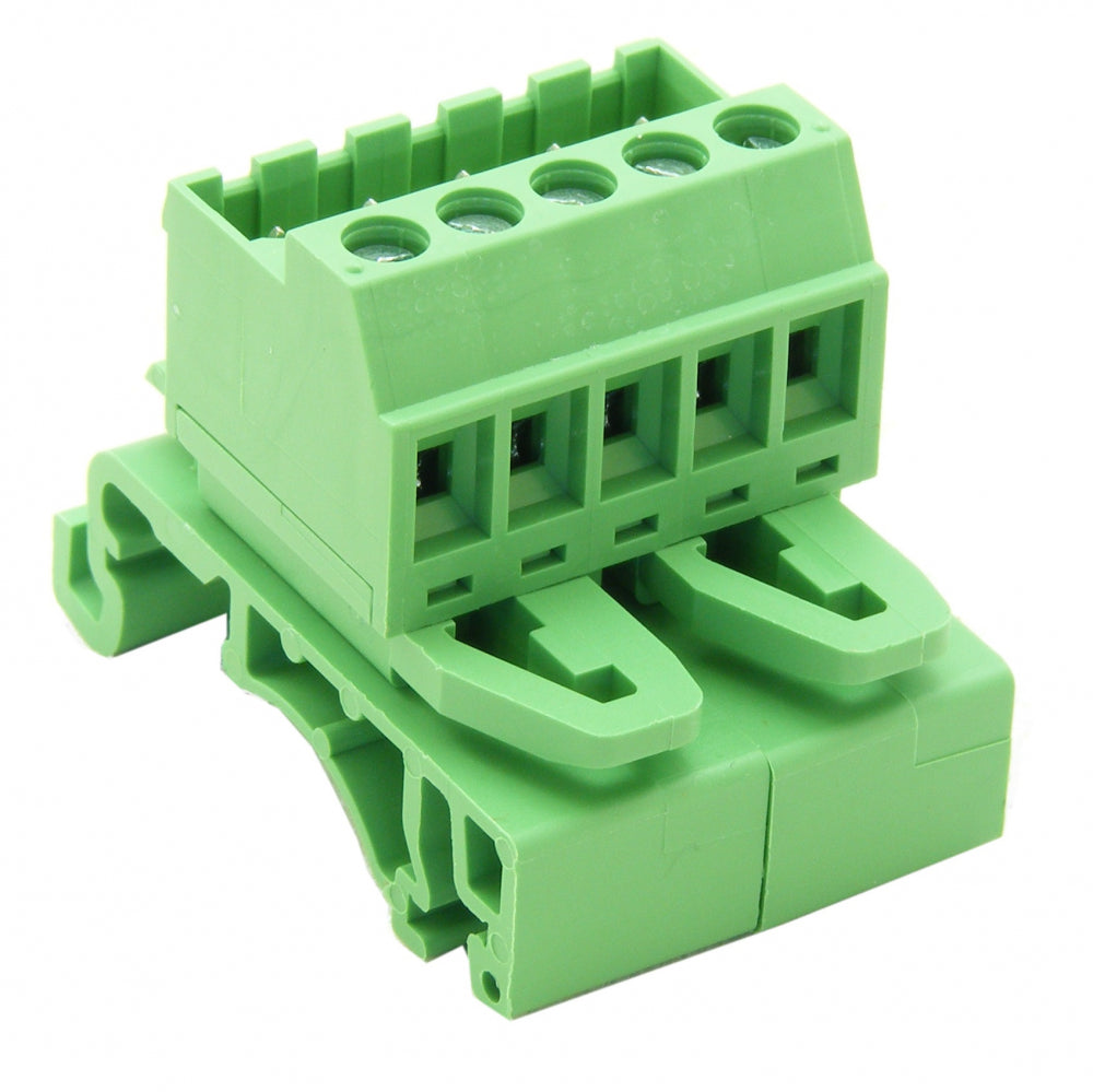 Switchtec 2EHDRD-5P Dinkle 12A 5 Way Rin Rail Socket Header Green